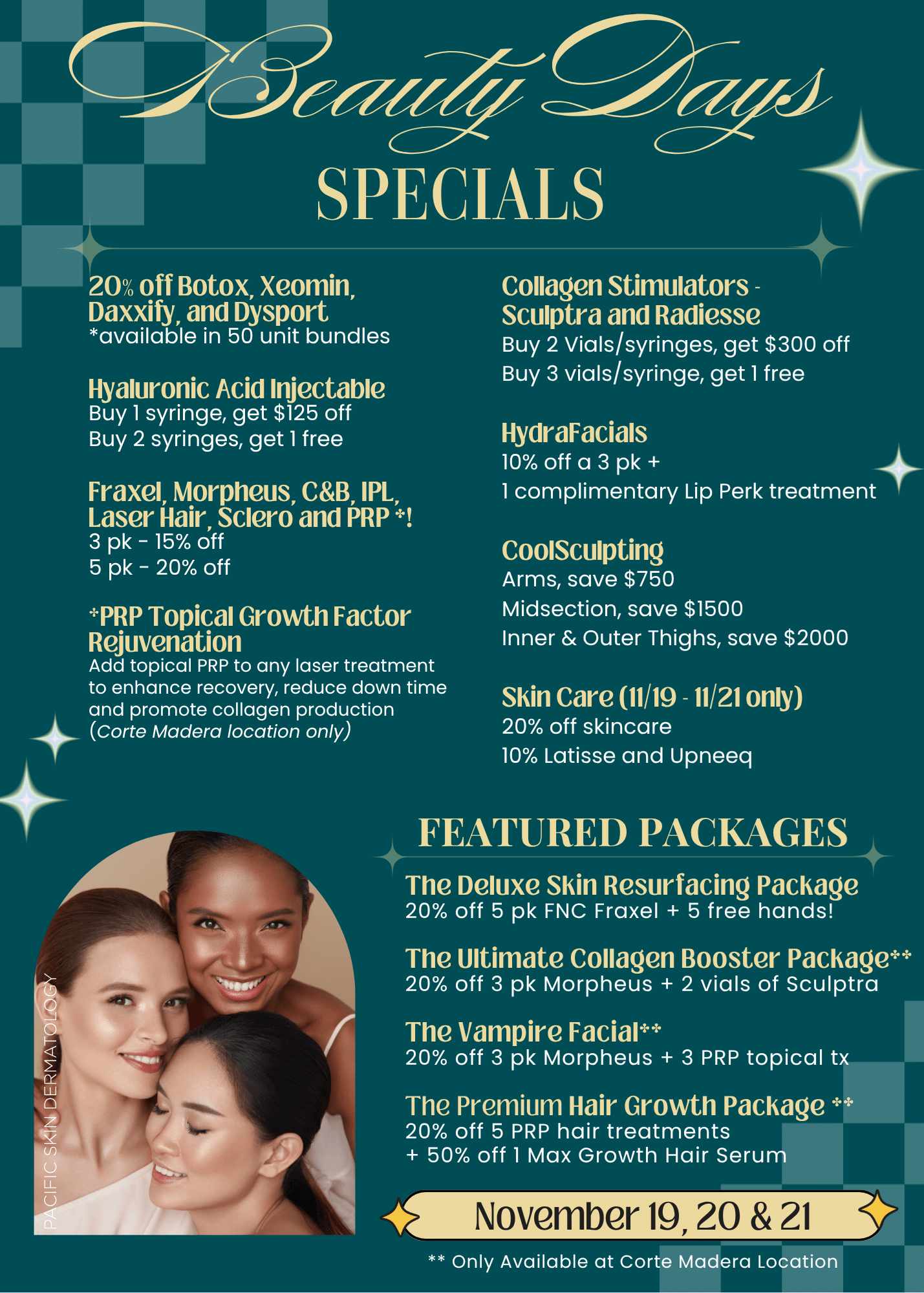 2025 beauty day specials flyer